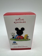 Hallmark 2013 Disney Junior MICKEY MOUSE CLUBHOUSE Ornament ~ NEW picture