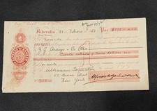 1937 Bolivia Bill of Exchange Riberalta Alfred W Barber NY Banking Document picture