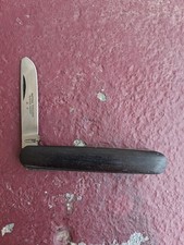 Vintage Joseph Rodgers Wood handle Spey Blade Knife. picture