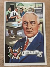 1956 Topps US Presidents Set-Break # 31 Warren G. Harding EX picture
