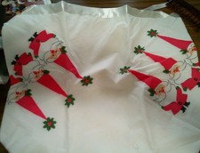 Vintage Paper Apron 6 Layers Retro Santa Pattern picture