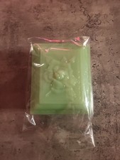 Vintage Fire King Green Jadeite Jewelry Trinket Box With Rose Lid Anchor Hocking picture
