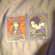 Bandai Naruto CCG Promo Lot PR073 PR074 Itachi Uchiha Sasuke Uchiha 2007 picture