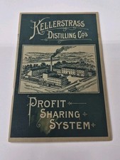 Antique Kellerstrass Distilling St Louis Pre-Prohibition Whiskey Liquor Booklet picture