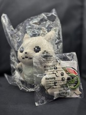 Pokemon Center Retro Pikachu 1996 Style Plush & Key Chain Set 30th Anniversary picture