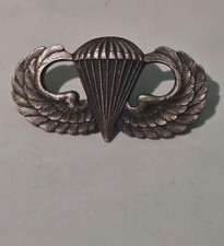 N.S. Meyer New York 9.8g Sterling Silver US Army Parachutist Badge Jump Wings picture