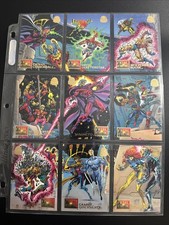 1994 Fleer Marvel Fatal Attractions X-Men Cards #10-18 Complete Lot of 9 picture