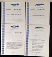 Vintage Marineland Palos Verdes News Letters X4 - 1983 Multiple Pages Each picture