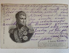 Old postcard 1900 19th century Marshal Lannes Napoleon Austerlitz Militaria Stamped PC picture