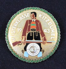 German WWII 1943 Meisterklasse Kitzbühel Shooting Badge picture