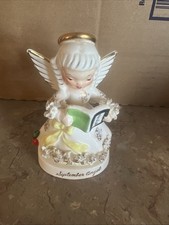 Vintage 1956 Napco Angel Month Figurine September Japan picture