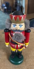 Patriotic German King Nutcracker Seiffener Made In Germany picture