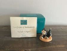 WDCC FIAGRO “Say Hello To Figaro” From Pinocchio Figurine NEW w/ Box And COA picture