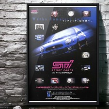 Authentic Official Vintage SUBARU IMPREZA WRX STI Ad Poster GDB S202 EJ20 picture