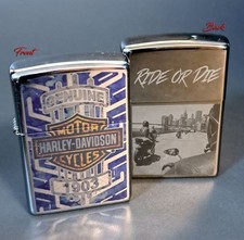 Personalized Harley Davidson 1903 Genuine Zippo lighter | Custom  Engraved picture