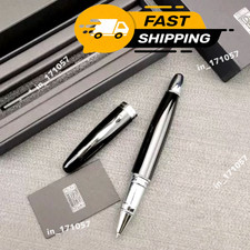 Rolls Royce The Collection Gloss Black Rollerball Pen With AD VIP Gift picture