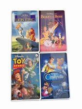 Disney Classic VHS Boxed Silk Touch Throw Blanket Set of 4 Lion King Toy Story picture