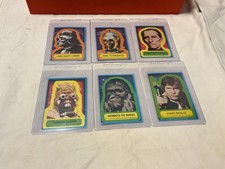 Very RARE 1977 Star Wars Scanlens #67 to #72 special added Scanlens Characters picture