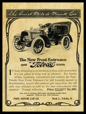 1905 Pope Toledo Motor Cars NEW Metal Sign 24
