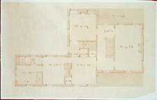 House,33 Commercial Street. Floor plan,1830-1860,architectural drawing 1 picture