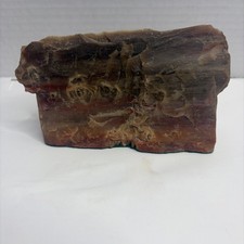 VTG Mid-Century Mexican Onyx Paperweight Polished Stone Block W/green Felt Base picture