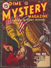 Dime Mystery 1948 January, #142. Contains The Candy Skull by Ray Bradbury picture