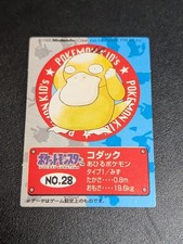 Pokemon Kids Card No.28 Psyduck 1995 Original Vintage Toy picture