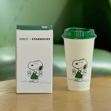 2025 HOT Starbucks Cartoon Green Lid Plastic 16oz Eco-Friendly Cup Reusable Gift picture