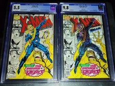 1992 X-MEN#10 5.5 & X-Men #10Blue #13 CGC 9.8 (2017) Lenticular picture