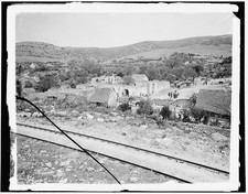 Photo:Villar Mexico 1880s Stone Buildings Railroad Tracks Landscape picture