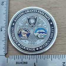 Grants Pass Police Department Challenge Coin picture