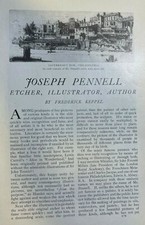 1905 Artist Joseph Pennell illustrated picture
