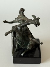 JACK ZAJAC ANTIQUE MODERN ART ABSTRACT BRUTALIST BRONZE SCULPTURE VINTAGE 1950s picture