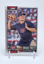 Custom Drake Maye Novelty Trading Card Jersey Mike's Meatball Sub picture