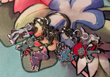 Pokemon Center Japan Metal Charm Misdreavus Sneasel Sneasler Weavile 6 Set picture