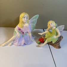 Unique Hand Painted Vintage Fairies picture