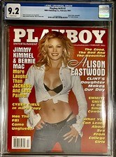 PLAYBOY MAGAZINE FEBRUARY 2003 v50 #2 ALISON EASTWOOD 9.2 CGC picture