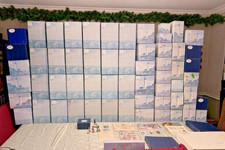 Harbour Lights Lighthouse Lot 58 Pieces Beginner Starter Collection Binders COAs picture