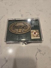 Vintage 1993 U.S. Olympic Festival San Antonio Commemorative Medallion &... picture