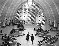 1960s Interior main lobby Moisant International Airport New Orlean- Old Photo picture