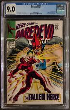 DAREDEVIL #40 CGC 9.0 OW-W PAGES - MARVEL COMICS MAY 1968 - NEW CGC CASE picture