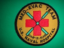 US Navy Patch MEDEVAC Team US NAVAL HOSPITAL Camp LEJEUNE picture