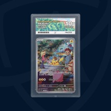 PERFECT SUBGRADES - Pikachu - 173/165 - 2023 Pokemon Card 151 - ACE GEM MINT 10 picture