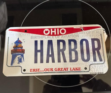 Ohio Collectible HARBOR License Plate w/Lighthouse Lake Erie picture