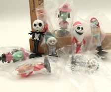 NIGHTMARE BEFORE CHRISTMAS CHIBI SNAPZ Suction Cup Figures Toys Disney Lot of 9 picture