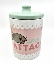 Pusheen 2019 Snack Canister Ceramic Kitchen Jar w Lid Medium Box NEW picture