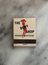 1960s Body Shop Sunset Strip Hollywood Burlesque Matchbook Los Angeles LA CA picture