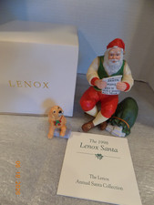 Lenox 1998 Santa with Dog - Annual Santa Collection picture