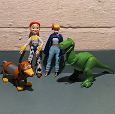 Disney Pixar Toy Story Figurines Lot Jessie Bo Peep Rex Slinky Dog Set picture