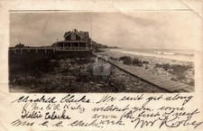 Cottages nr Horseneck Beach South Westport MA Massachusetts 1906 RPPC COPY picture